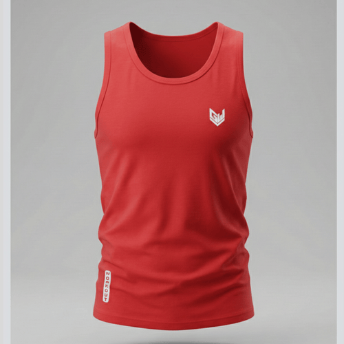 Goodwearr Men's Essential Core Tank Top - Power Red