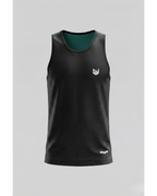 Goodwearr Men's Black Honeycomb Performance Tank Top