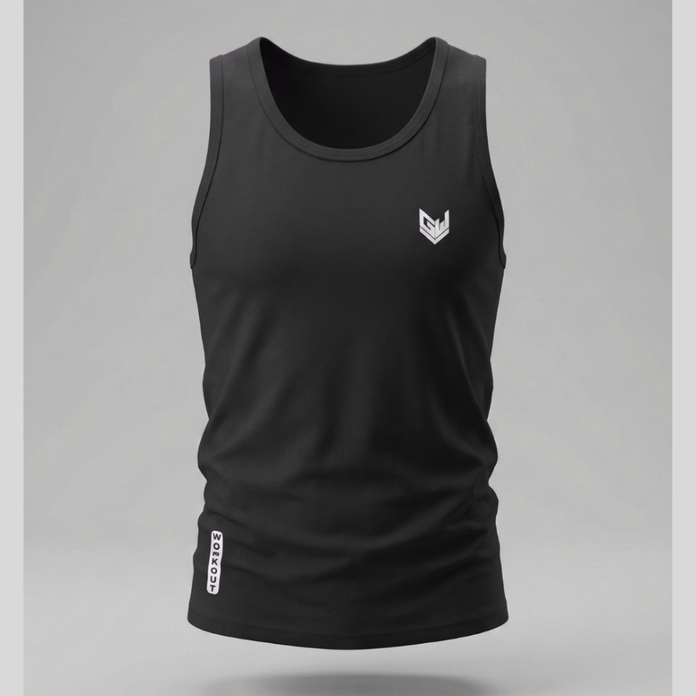 Goodwearr Men's Essential Core Tank Top - Black