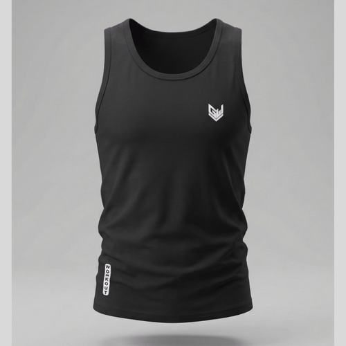 Goodwearr Men's Essential Core Tank Top - Black