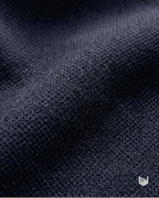 Goodwearr Textured Crush Lycra Essential Tee - Navy Blue