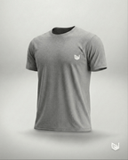 Goodwearr Men's Textured Grey Performance T-Shirt
