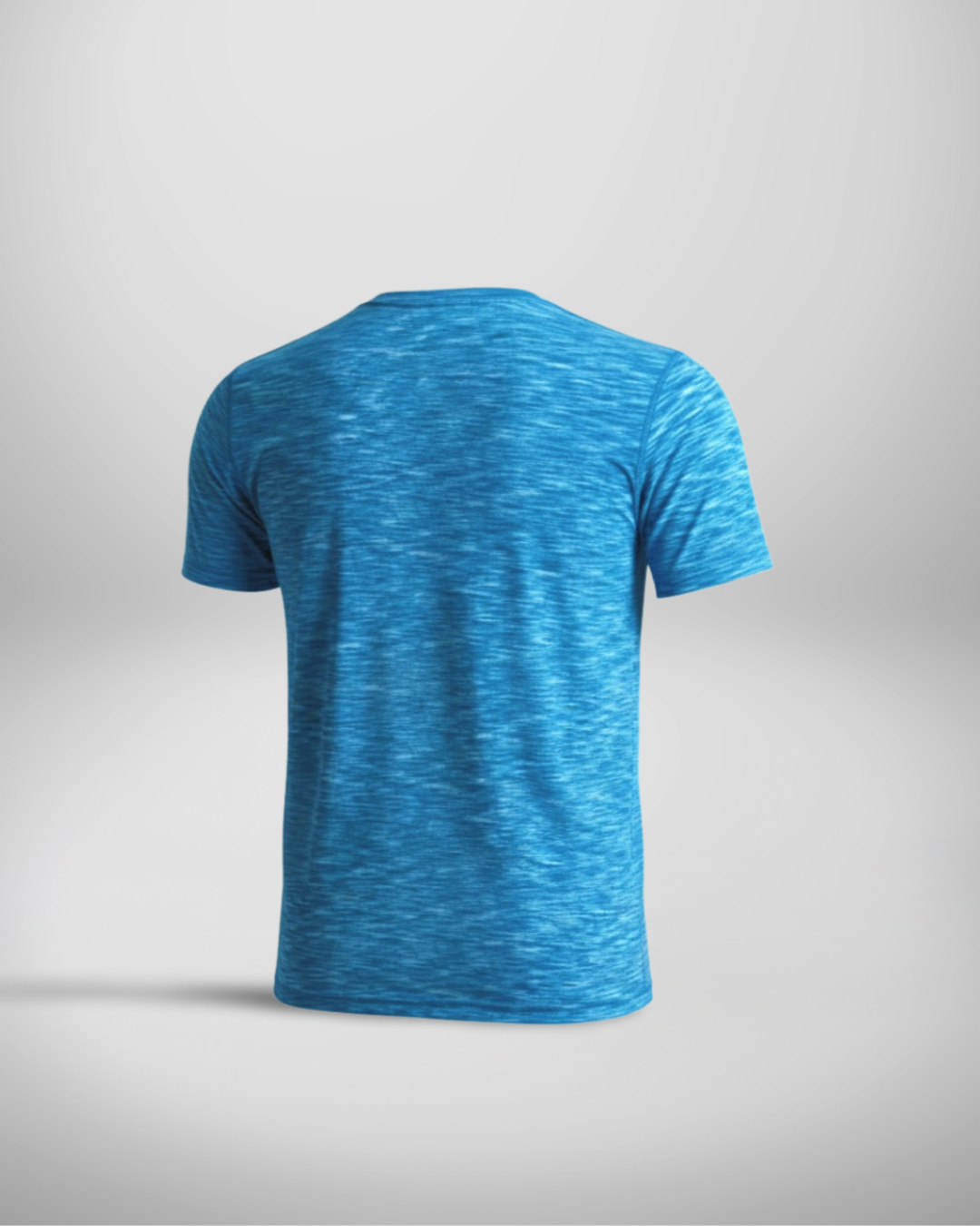 Goodwearr Men's Heather Blue Performance Activewear T-Shirt