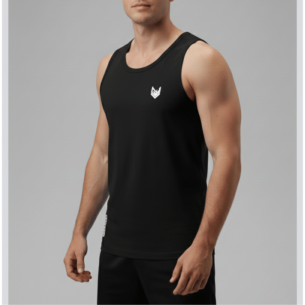 Goodwearr Men's Essential Core Tank Top - Black